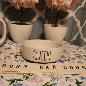 Rae Dunn QUEEN Cream Bowl